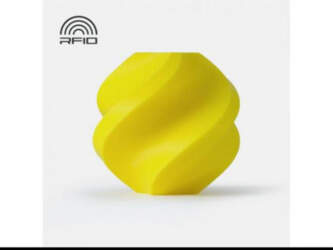 BambuLab PLA Basic Yellow (10400) materiāls
