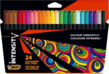 BIC Intensity Up Felt pens  box
