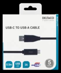 DELTACO USB 2.0 KABELIS, TIPS