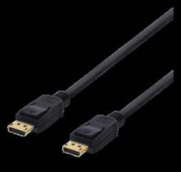DISPLAYPORT CABLE DELTACO 1M, 4K UHD