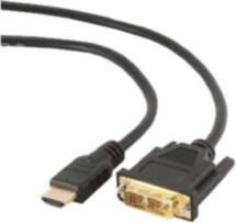 GEMBIRD MONITORIAUS KABELIS HDMI/DVI-DM (18+1) 1