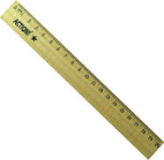 Lineāls, koka, 20 cm 200-14102