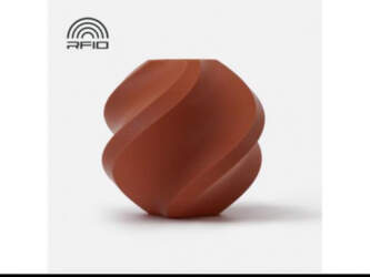 BambuLab PLA Basic Brown (10800) materiāla