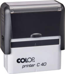 Zīmogs COLOP Printer C40, melns korpuss
