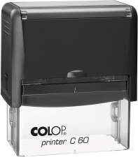 Zīmogs COLOP Printer C60, melns korpuss