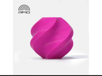 BambuLab PLA Basic Magenta (10202) materiāls