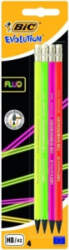 BIC pensils EVOLUTION FLUO ERASER BL4
