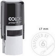 Zīmogs COLOP Printer R17, melns korpuss