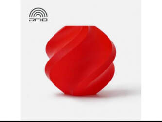 BambuLab PLA Basic Red (10200) materiāla