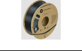 Polymaker ASA materiāls PolyLite Black, 1kg