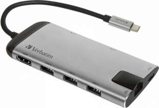 Verbatim USB-C Multiport hub HDMI LAN