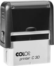 Zīmogs COLOP Printer C30, melns korpuss