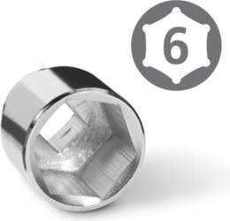 1" Socket, 80 mm (ES-2580)