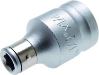 Bit Adaptor with retaining Ball |