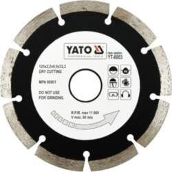 DIAMOND DISC SEGMENTED - HS 125MM