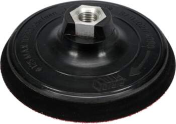 RUBBER DISC FOR ANGLE GRINDER WITH