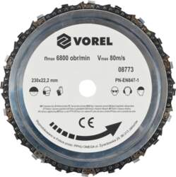 CHAIN DISC 230 MM (08773)