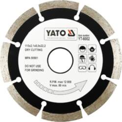 DIAMOND DISC SEGMENTED - HS 115MM