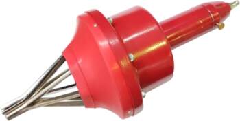 Air powered CV boots installation tool