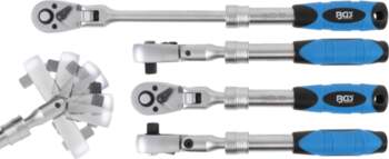 Extendable Flexi Head Ratchet, 3/8", 240