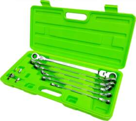 Extra long double flexi head ratchet