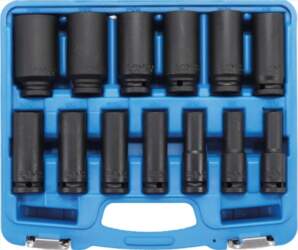 Impact Socket Set, Hexagon, deep |