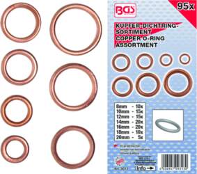 O-Ring Assortment | Copper | Ø