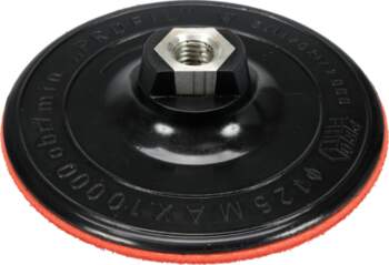 RUBBER DISC FOR ANGLE GRINDER WITH