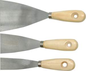 SCRAPER SET 3 PCS  3-5-8 CM