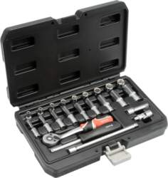 23-piece Socket Set, 1/4" (YT-14451)