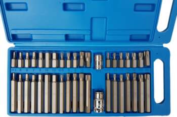 40 pcs bit set plastic box