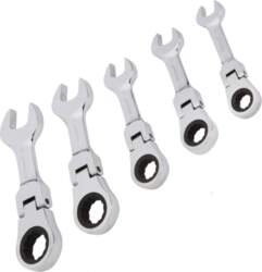 Flexible stubby ratchet spanner set |