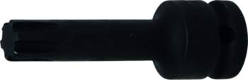 Impact Bit Socket, Ribe, M13, 1/2"