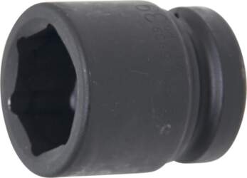 Impact Socket, Hexagon | 25 mm