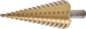 Step Drill | titanium-nitrated | Ø