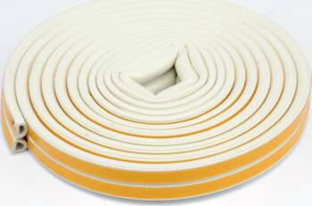 EPDM RUBBER SEAL TYPE D WHITE