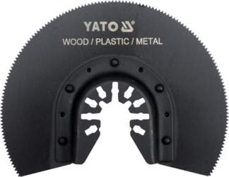 HALF-MOON SAW BLADE FOR OSCILLATING MULTITOOL