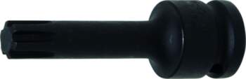 Impact Bit Socket, Ribe, M12, 1/2"