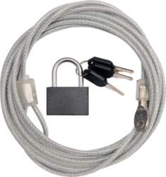 SECURITY CABLE 3 m AND LOCK