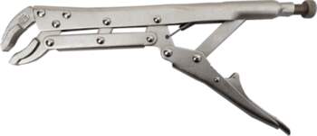 12" long locking pliers curved jaws