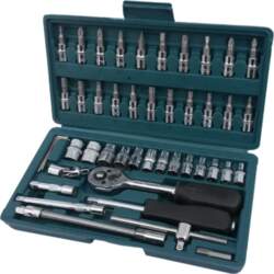 46-piece Socket Set, 1/4" (ES-4246)