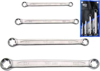 Double Ring Spanner Set with E-Type