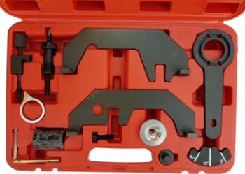Engine timing tool set for BMW