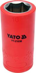 INSULATED HEXAGONAL SOCKET 16MM 1/2" VDE