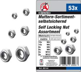 Nut Assortment | self-locking | metric