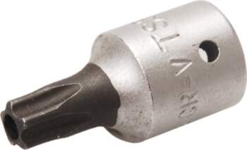 1/4" Bit Socket TS-STAR, tamperproof, TS30
