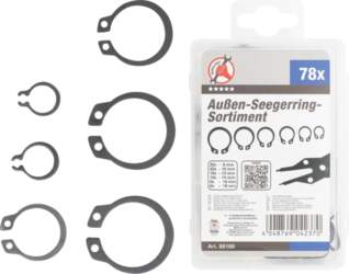 External circlip assortment | Ø 3