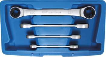 Ratchet Ring Spanner with E-Type Ring
