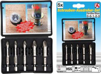 Screw Extractor Set | #0-#3 |