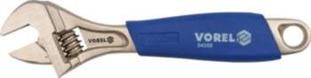 Adjustable Wrench, Soft Rubber Handle, 10"